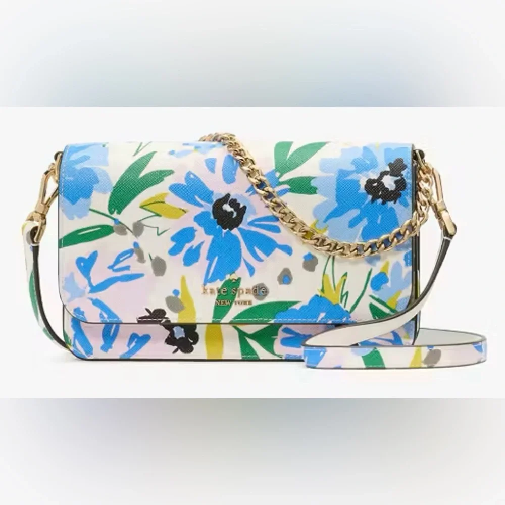Kate Spade Madison Festival Floral Mini Crossbody NWT - Picture 9 of 13